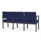 Lesro Lenox 3 Seat Tandem Seating W/ No Center Arms, 64.5 in W 24.5 in L 32 in H LS3101 - alternate 2